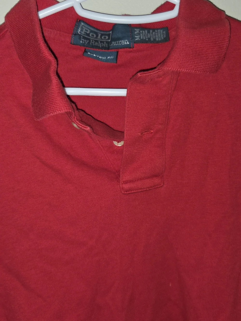 Ralph Lauren Red Polo with Navy Pony